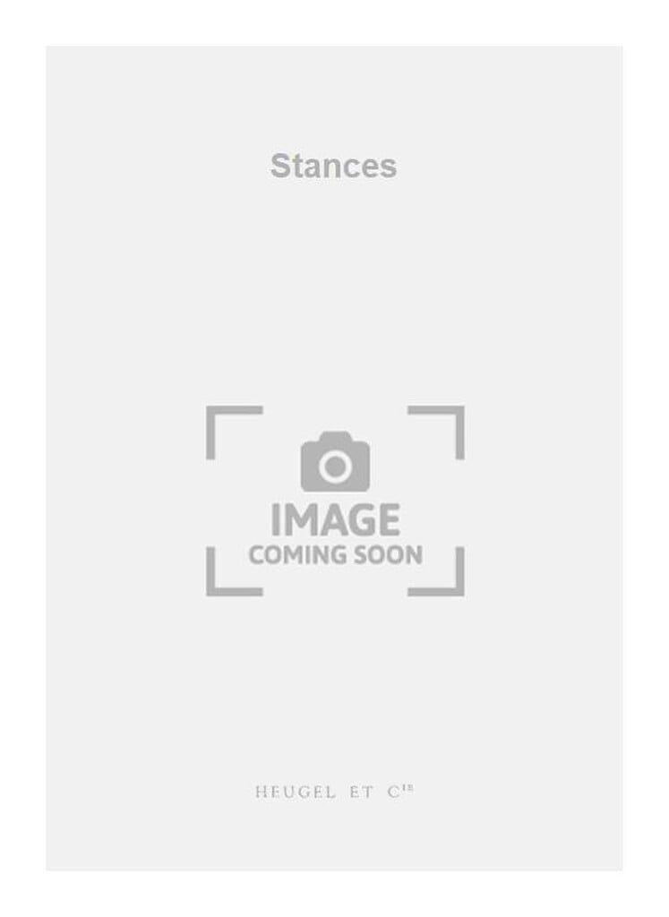 Stances -Piano Et Orchestre